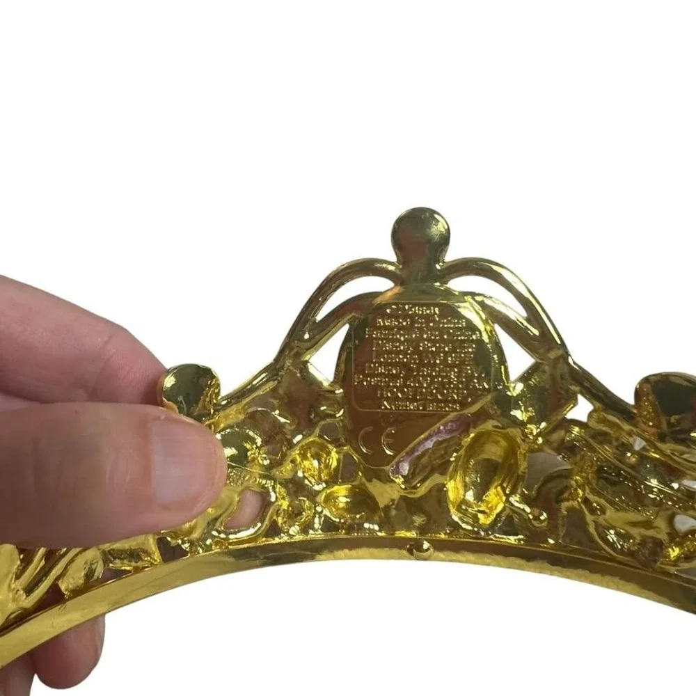 Disney Princess Tiara Rapunzel Costume Tiara Made Of Gold‎ Plated Metal